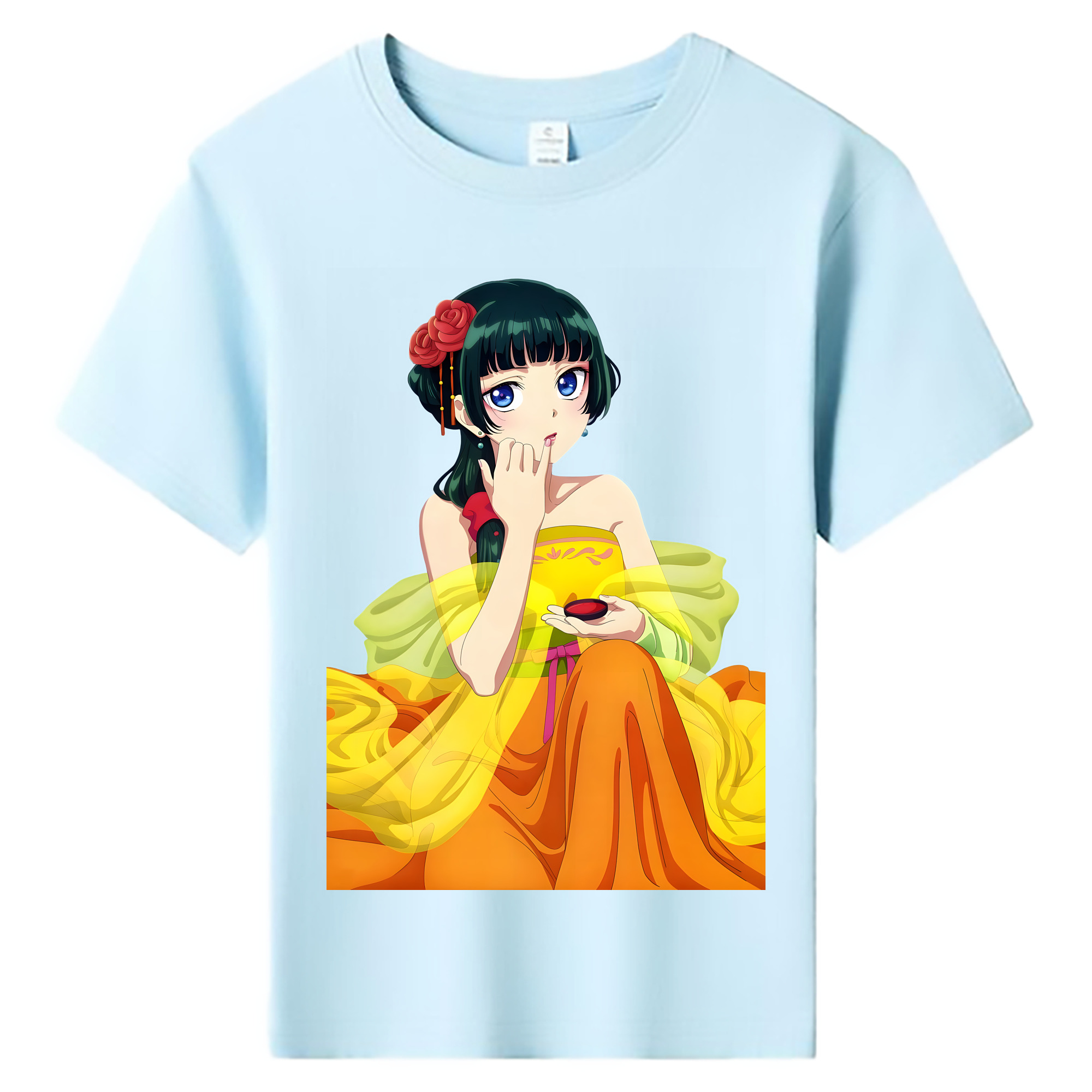 （画像用） 薬屋のひとりごと The Apothecary Diaries 綿100％キッズTシャツ（フロントプリント）